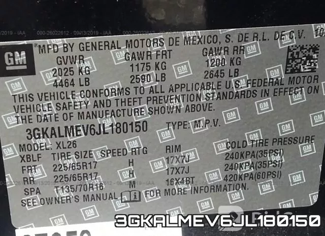 3GKALMEV6JL180150