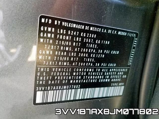 3VV1B7AX8JM077802