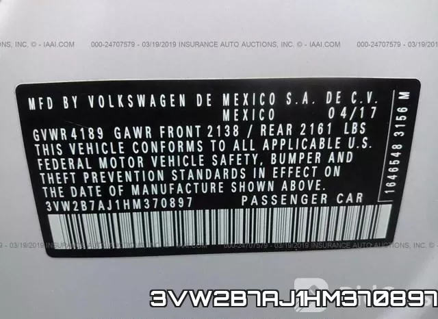 3VW2B7AJ1HM370897