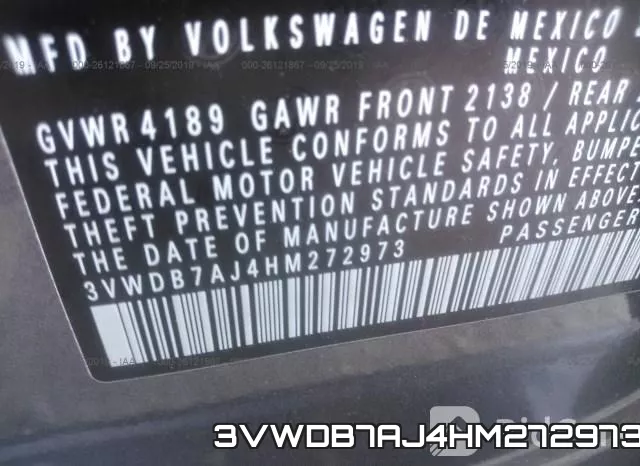 3VWDB7AJ4HM272973