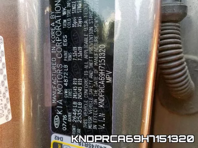 KNDPRCA69H7151320