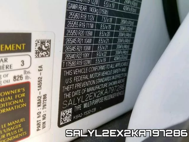 SALYL2EX2KA797286