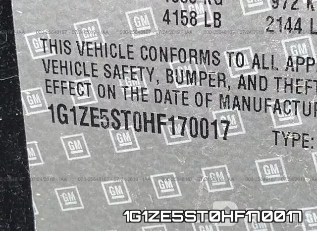 1G1ZE5ST0HF170017