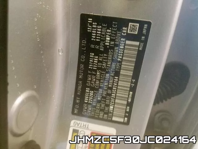JHMZC5F30JC024164