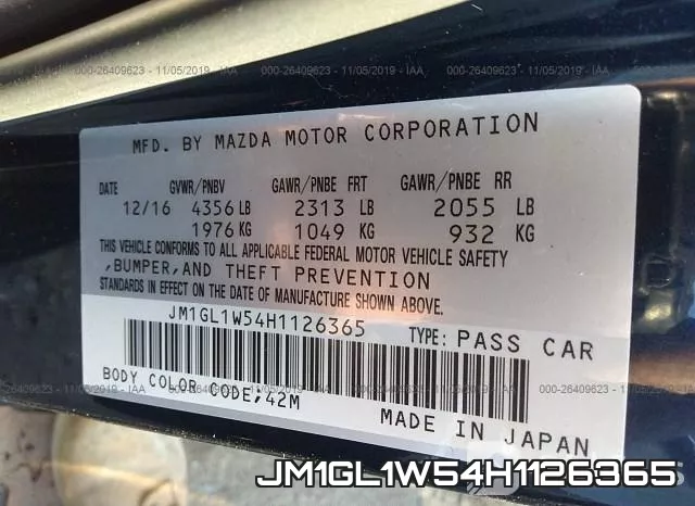 JM1GL1W54H1126365