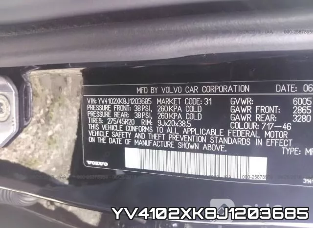 YV4102XK8J1203685