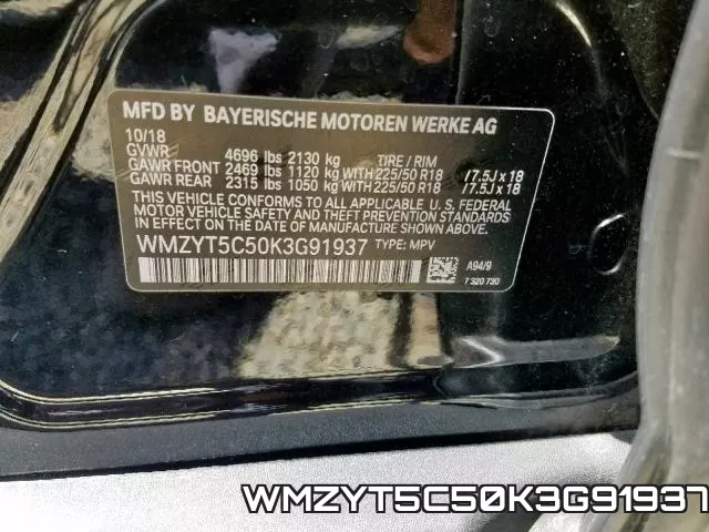 WMZYT5C50K3G91937