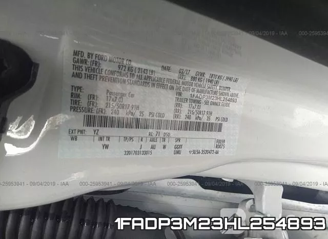 1FADP3M23HL254893