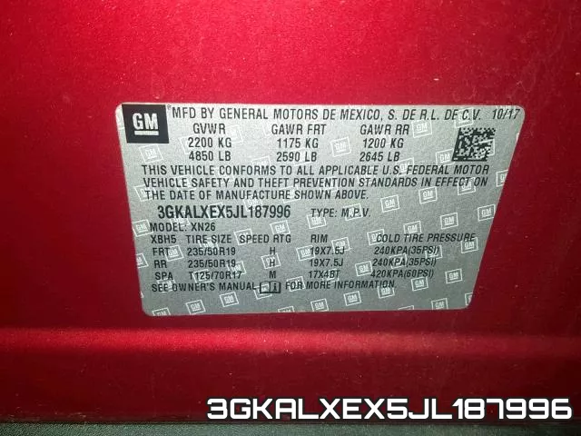 3GKALXEX5JL187996