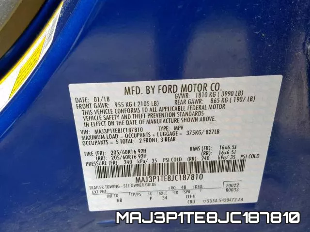 MAJ3P1TE8JC187810