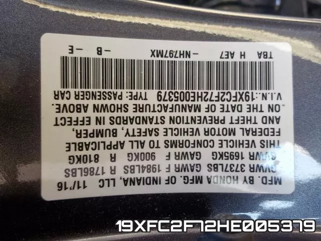 19XFC2F72HE005379