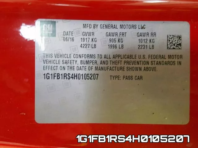 1G1FB1RS4H0105207
