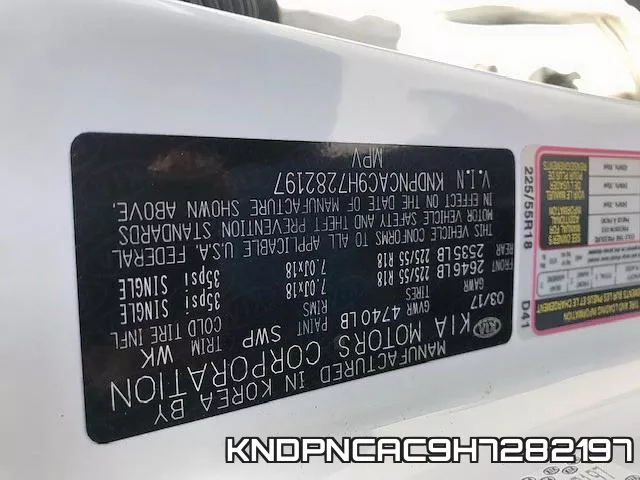 KNDPNCAC9H7282197