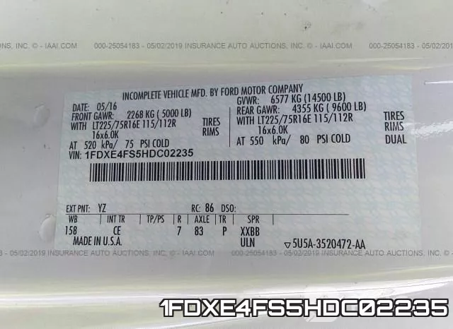 1FDXE4FS5HDC02235