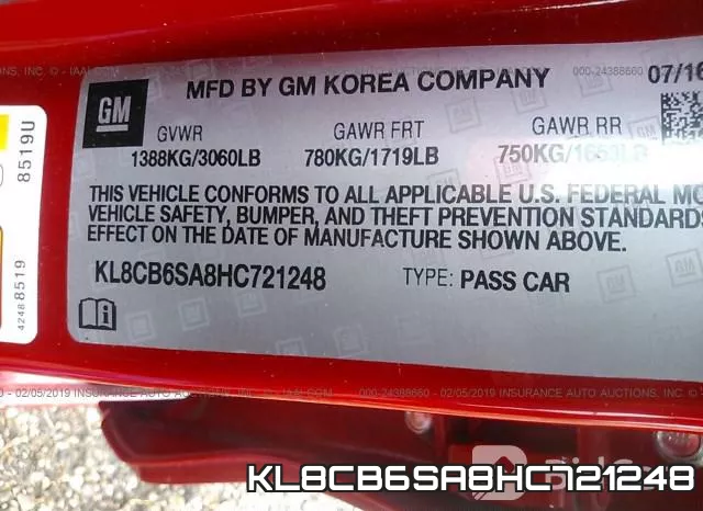 KL8CB6SA8HC721248