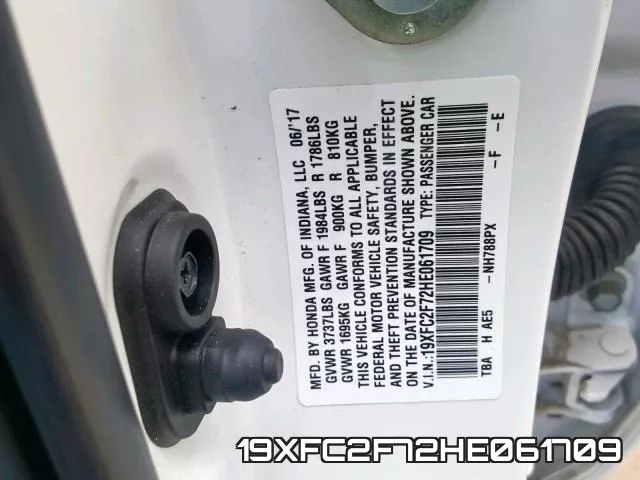 19XFC2F72HE061709