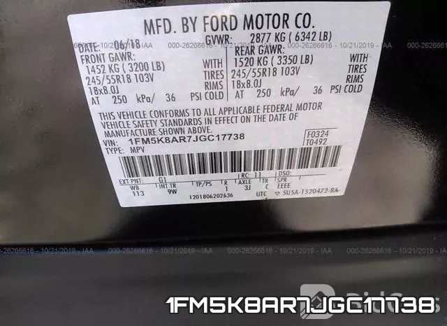 1FM5K8AR7JGC17738
