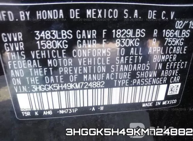 3HGGK5H49KM724882