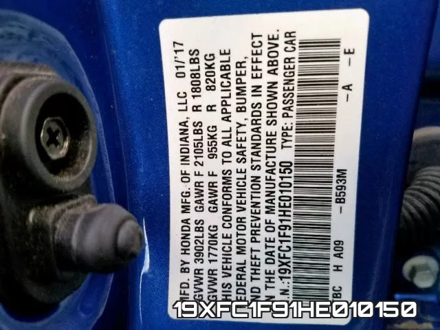 19XFC1F91HE010150