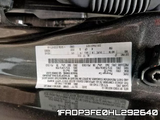 1FADP3FE0HL292640
