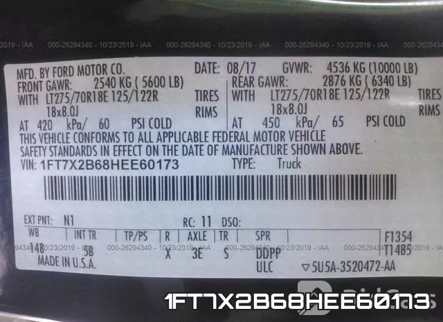 1FT7X2B68HEE60173