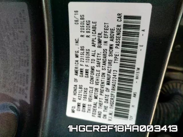 1HGCR2F18HA003413