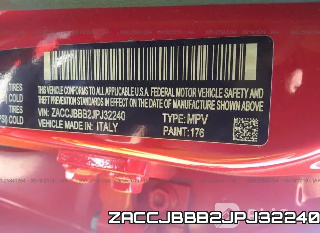 ZACCJBBB2JPJ32240