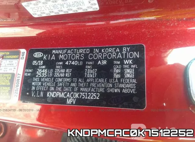 KNDPMCAC0K7512252