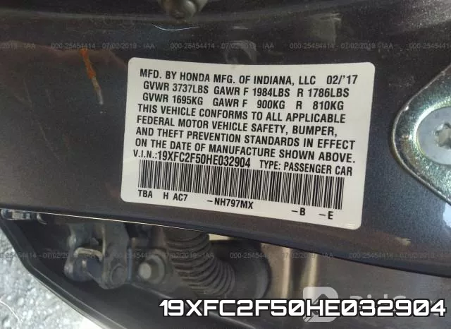 19XFC2F50HE032904