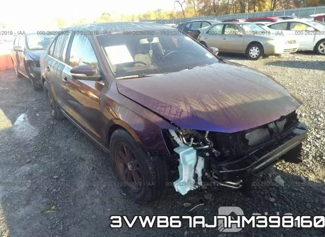 3VWB67AJ7HM398160