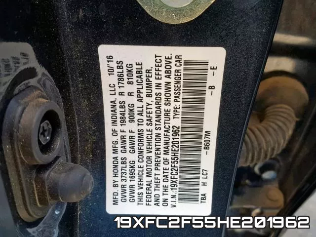 19XFC2F55HE201962