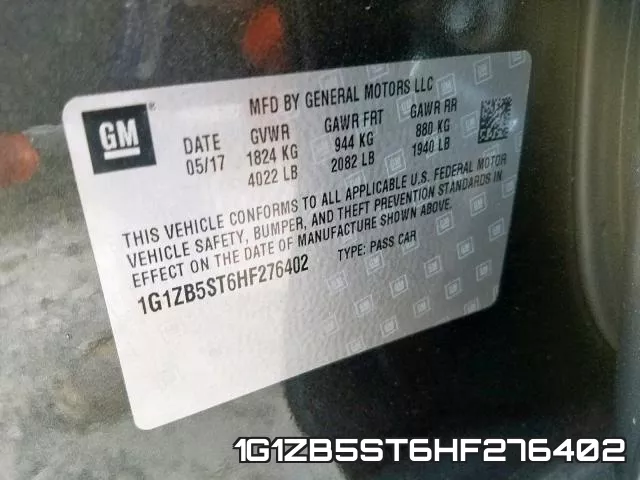 1G1ZB5ST6HF276402
