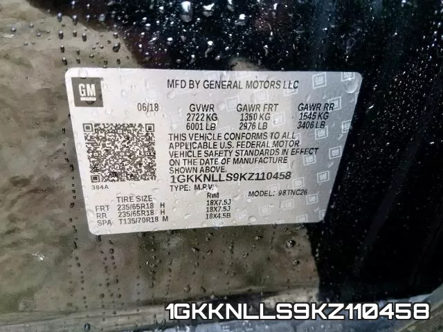 1GKKNLLS9KZ110458