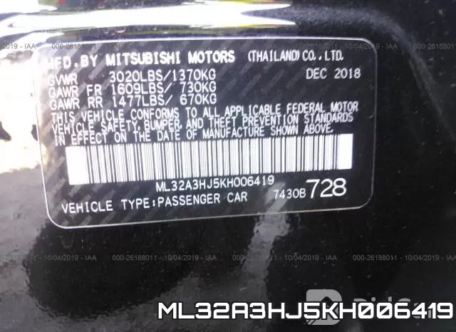 ML32A3HJ5KH006419