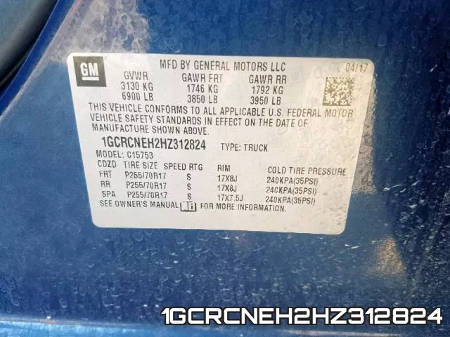 1GCRCNEH2HZ312824