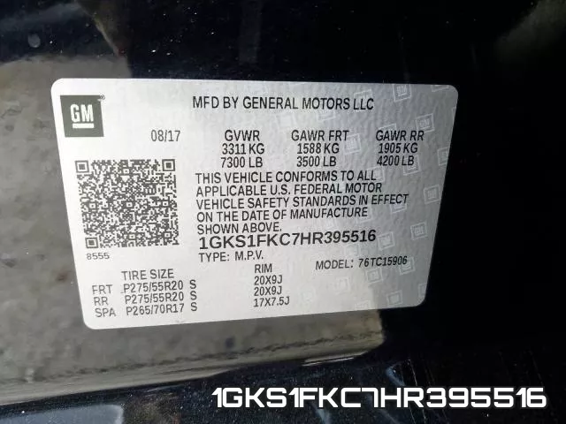 1GKS1FKC7HR395516