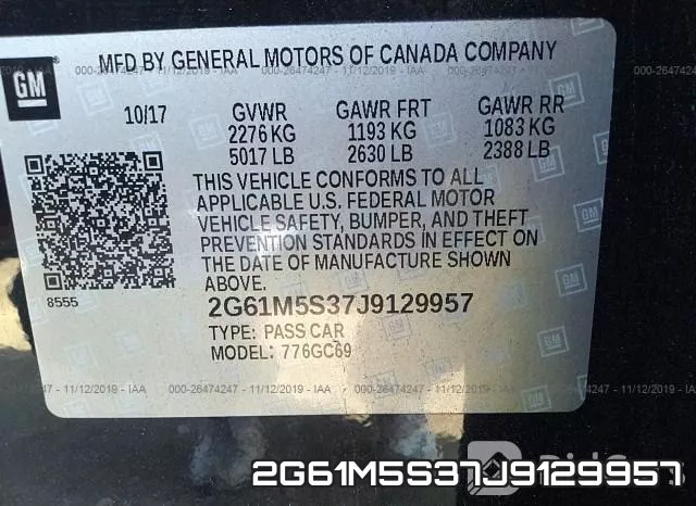 2G61M5S37J9129957