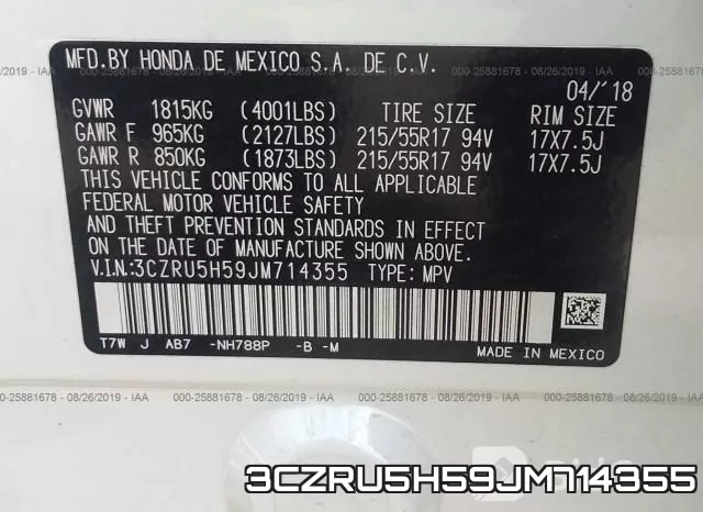 3CZRU5H59JM714355