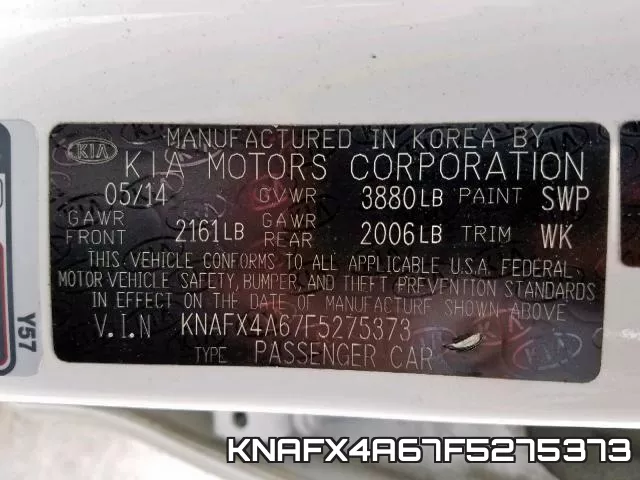 KNAFX4A67F5275373