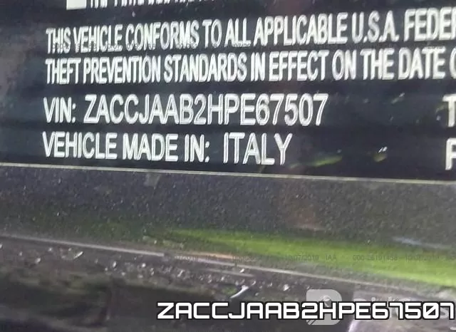 ZACCJAAB2HPE67507