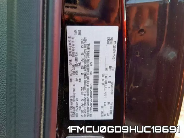 1FMCU0GD9HUC18691