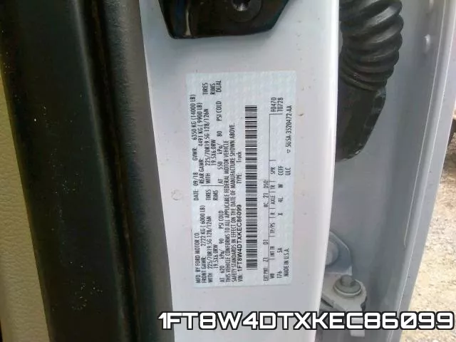 1FT8W4DTXKEC86099