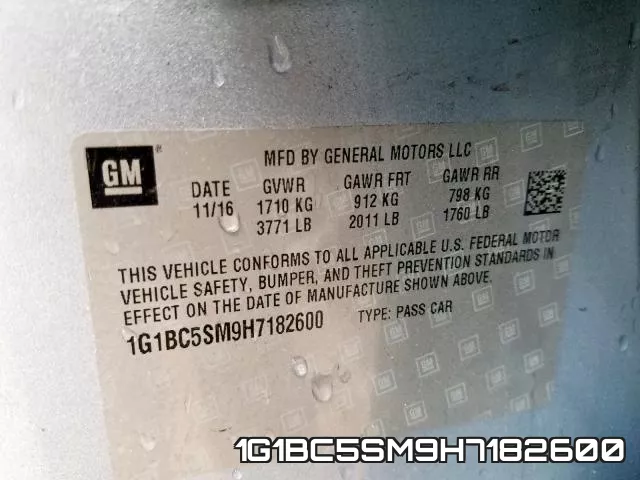 1G1BC5SM9H7182600