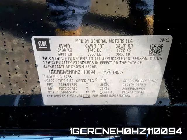 1GCRCNEH0HZ110094