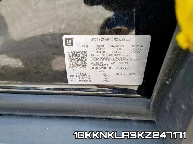 1GKKNKLA3KZ247171