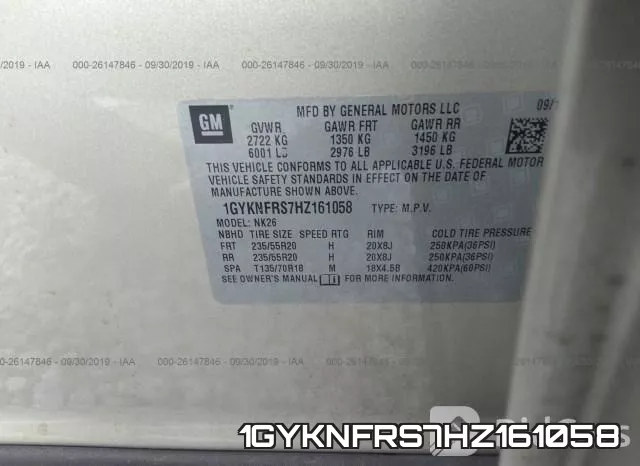 1GYKNFRS7HZ161058