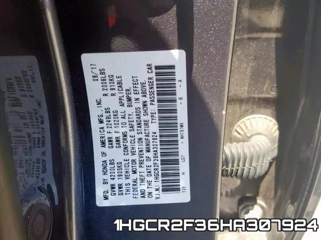 1HGCR2F36HA307924