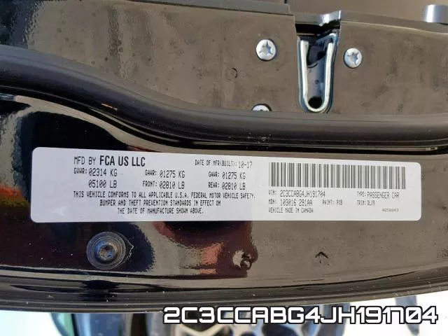 2C3CCABG4JH191704