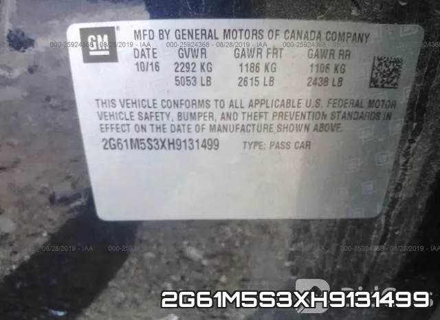 2G61M5S3XH9131499
