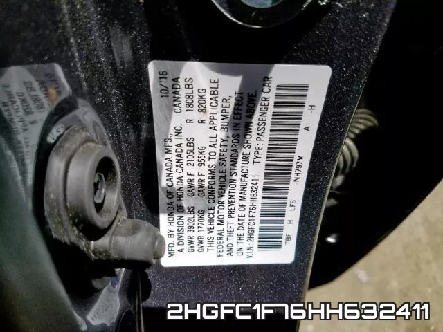 2HGFC1F76HH632411